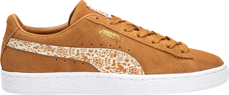 Кроссовки Puma Wmns Suede Classics 21 NYC Graffiti, загар