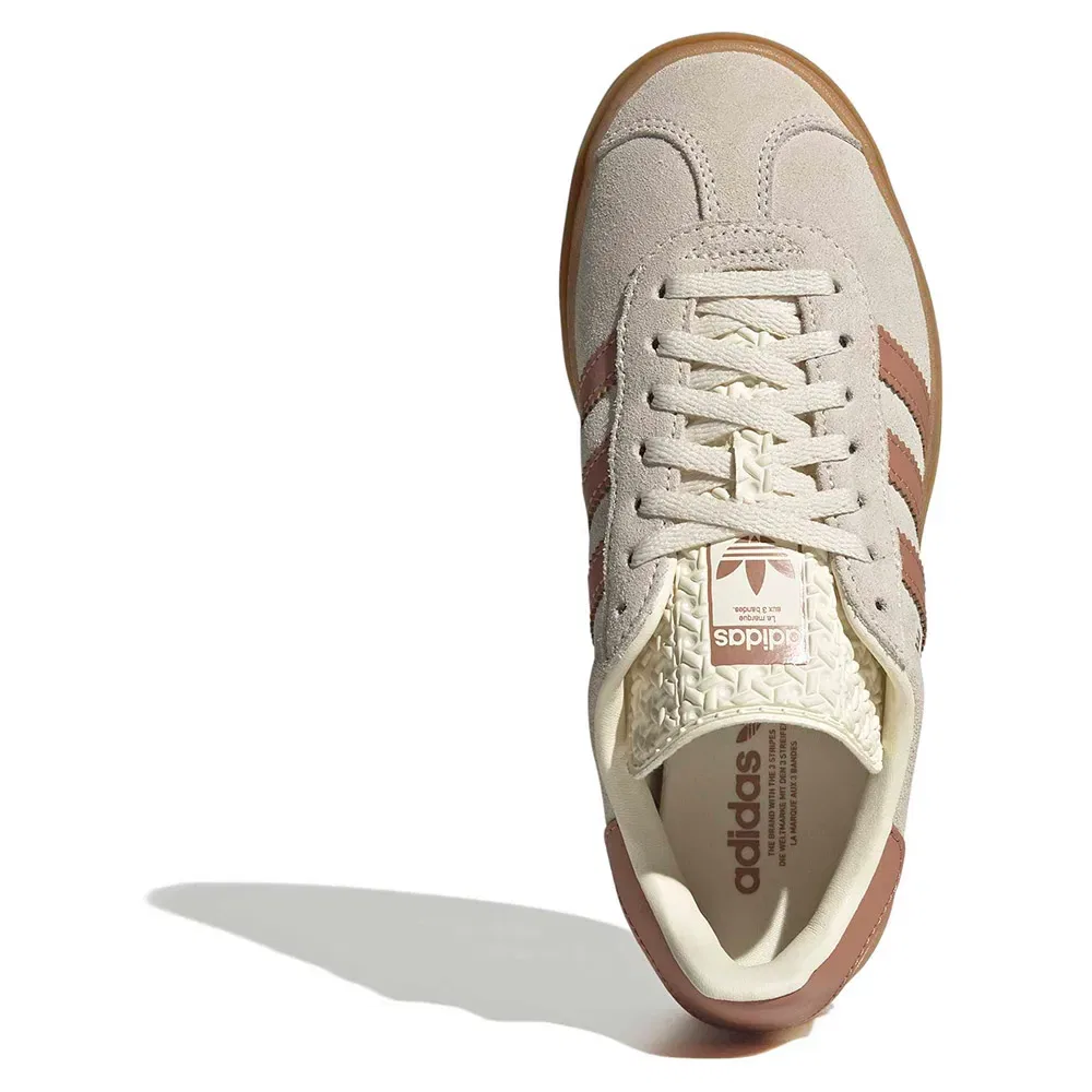 Кроссовки Gazelle Bold Adidas Originals, бежевый — фото 3