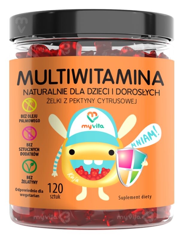 

Добавка с мультивитаминным комплексом MyVita Naturalne Żelki Multiwitamina