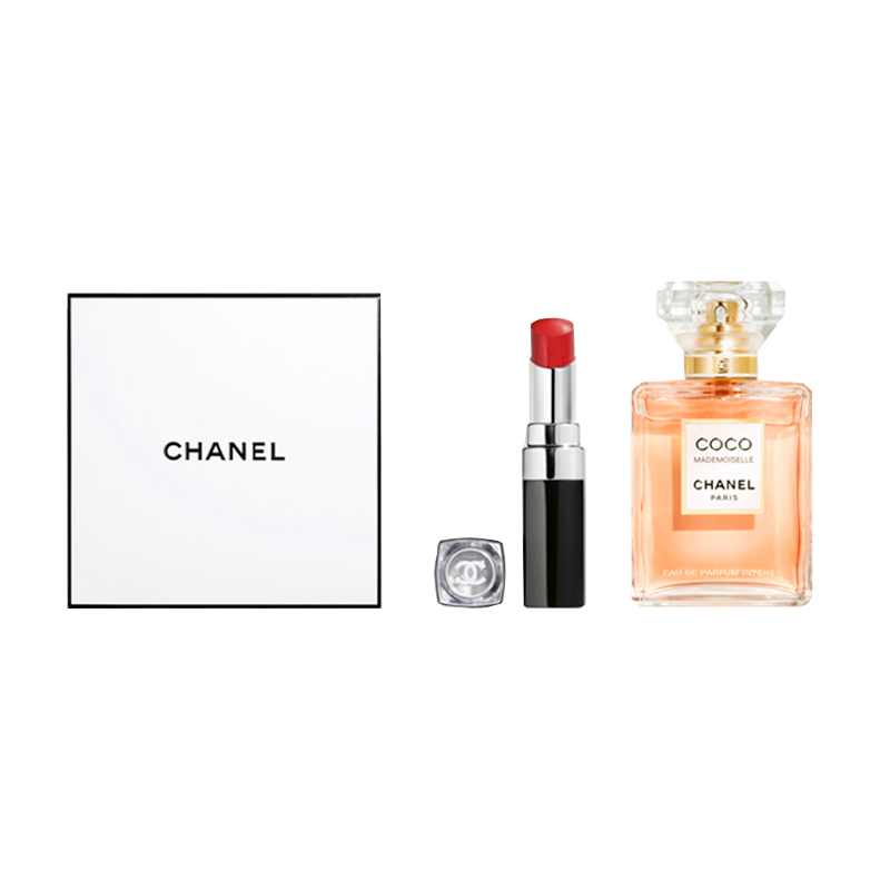 Ограниченный набор одежды Miss Cocoa Eau De Parfum EDP 50ml+блеск для губ #152 3g подарочный набор Amber CHANEL — фото 4