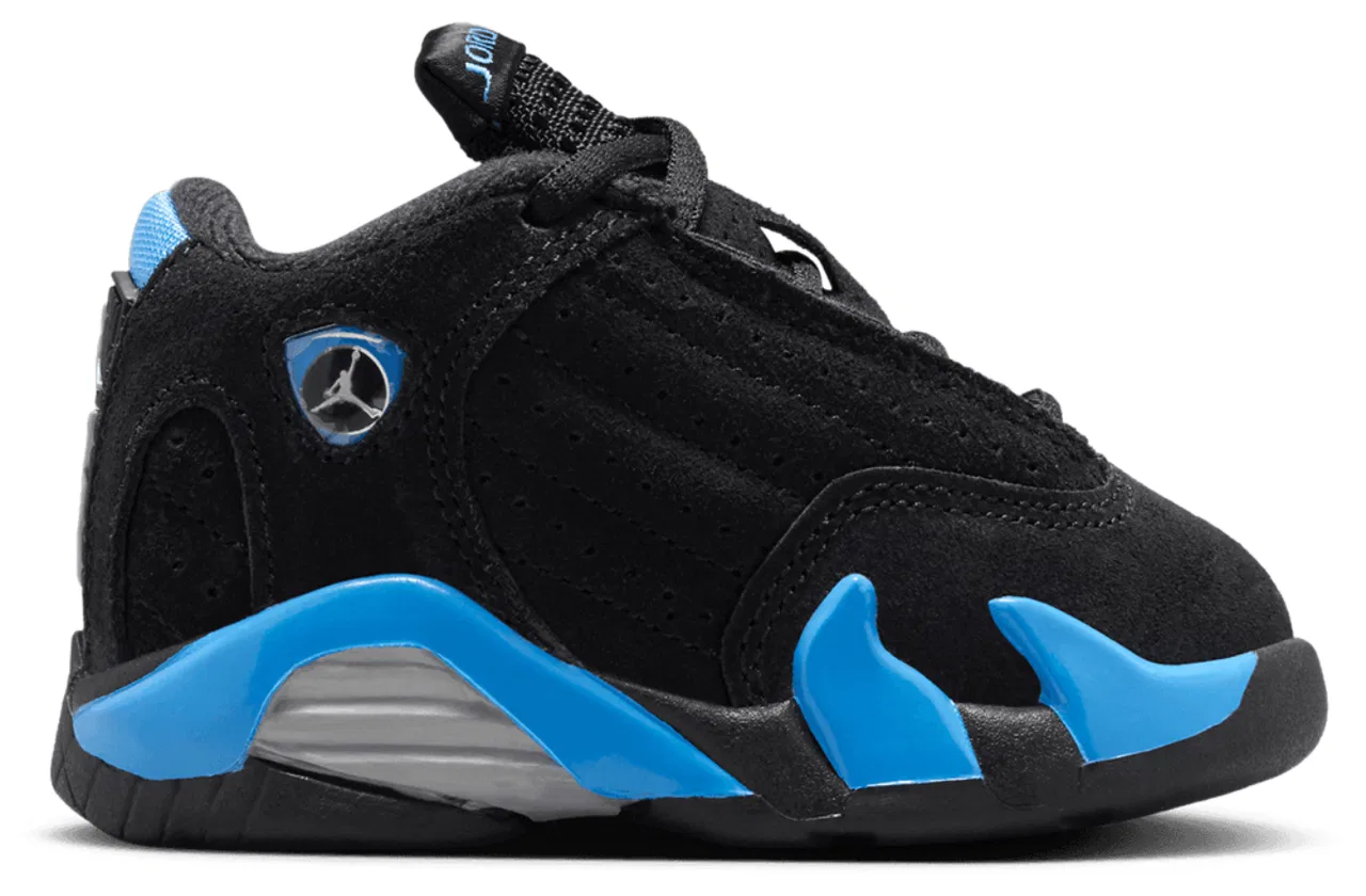 Кеды для мальчиков Retro 14 Jordan, цвет Black/University Blue/White