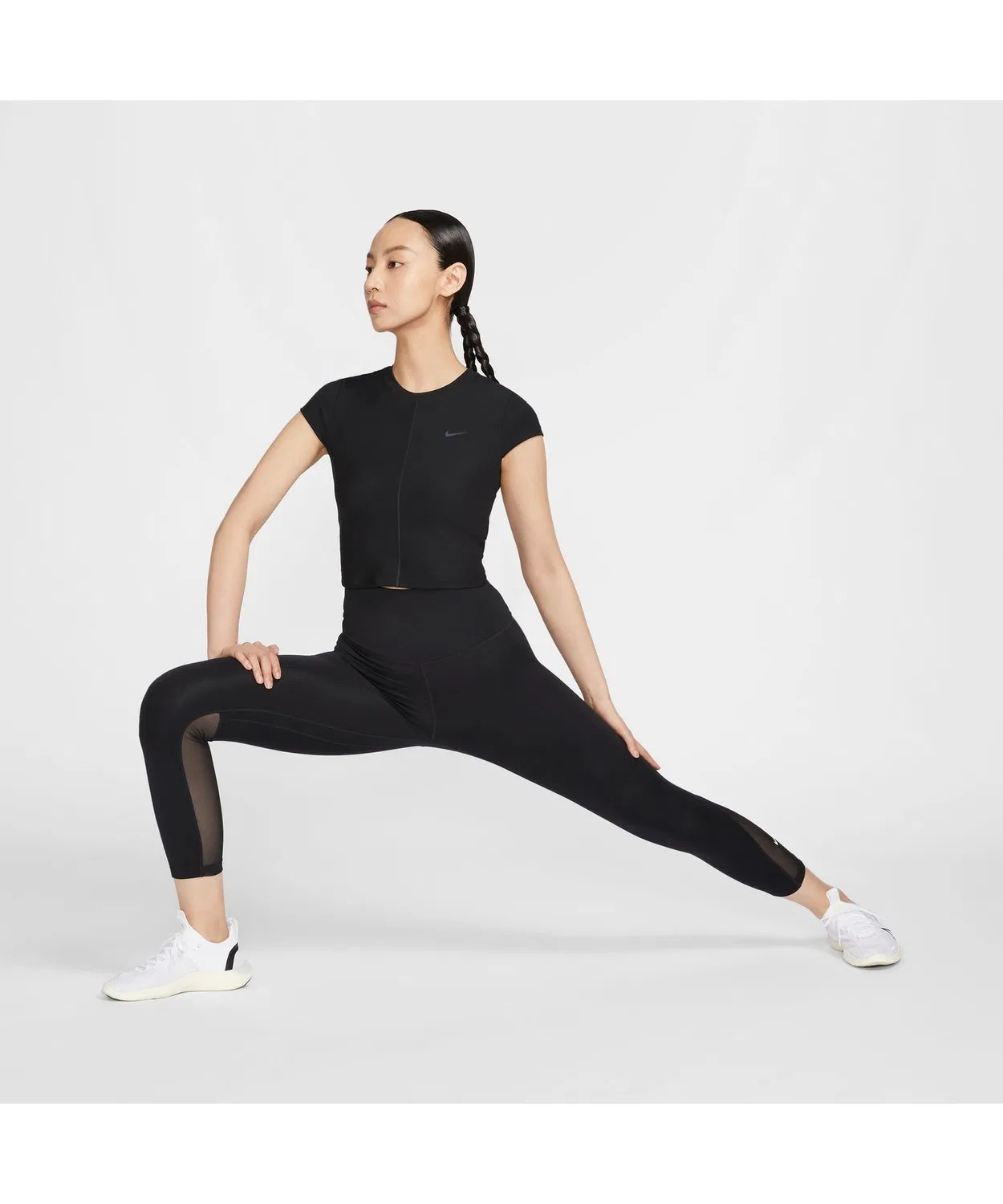 Женская футболка с коротким рукавом One Rib Capsule S/S Top NIKE, Blue — фото 3