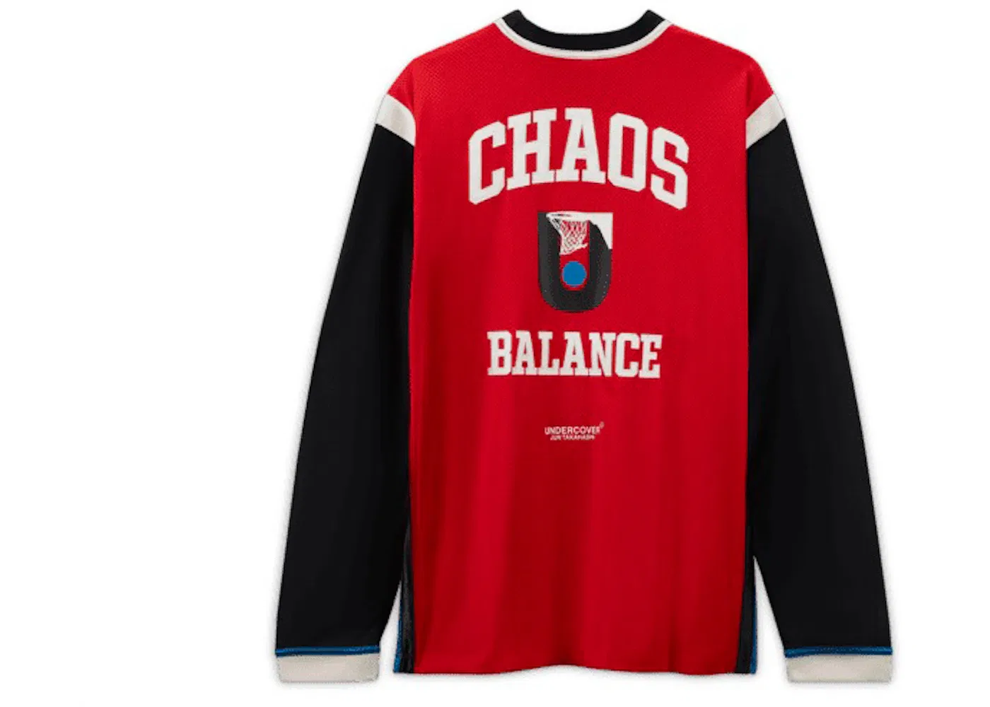 Мужская джерси с длинным рукавом Nike x Undercover L/S Shooting Top, Red/Black — фото 2