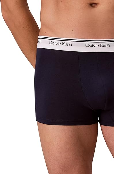 Комплект трусов Calvin Klein Boxer Logo Band, 3 предмета, синий — фото 4
