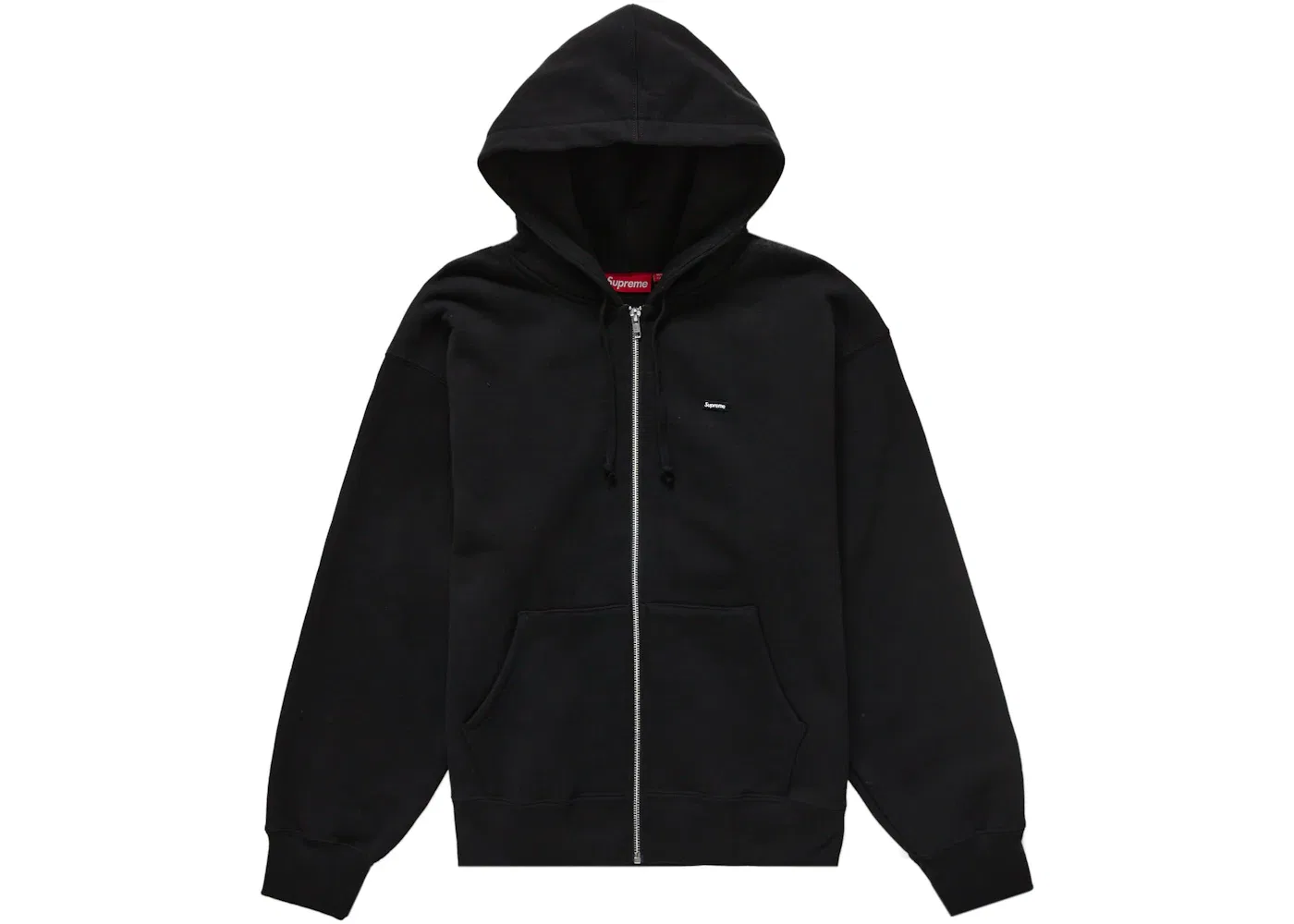 Мужская худи с молнией Small Box Zip Up Supreme, Black