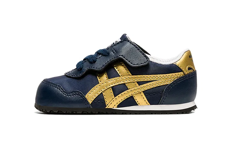 Детские ботинки для малышей нескользящие дышащие с липучкой Onitsuka Tiger