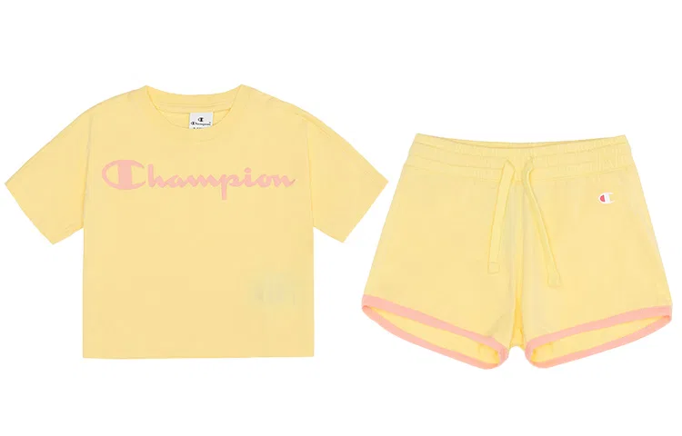 Детский спортивный комплект Yellow Patchwork Champion
