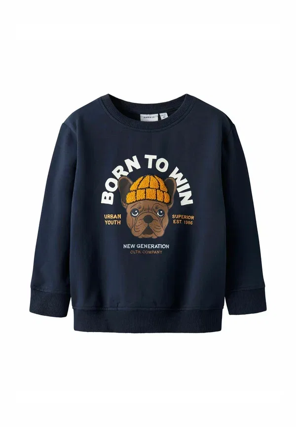 Свитшот хлопковый Sweat regular fit Name It темно-синий Blazer