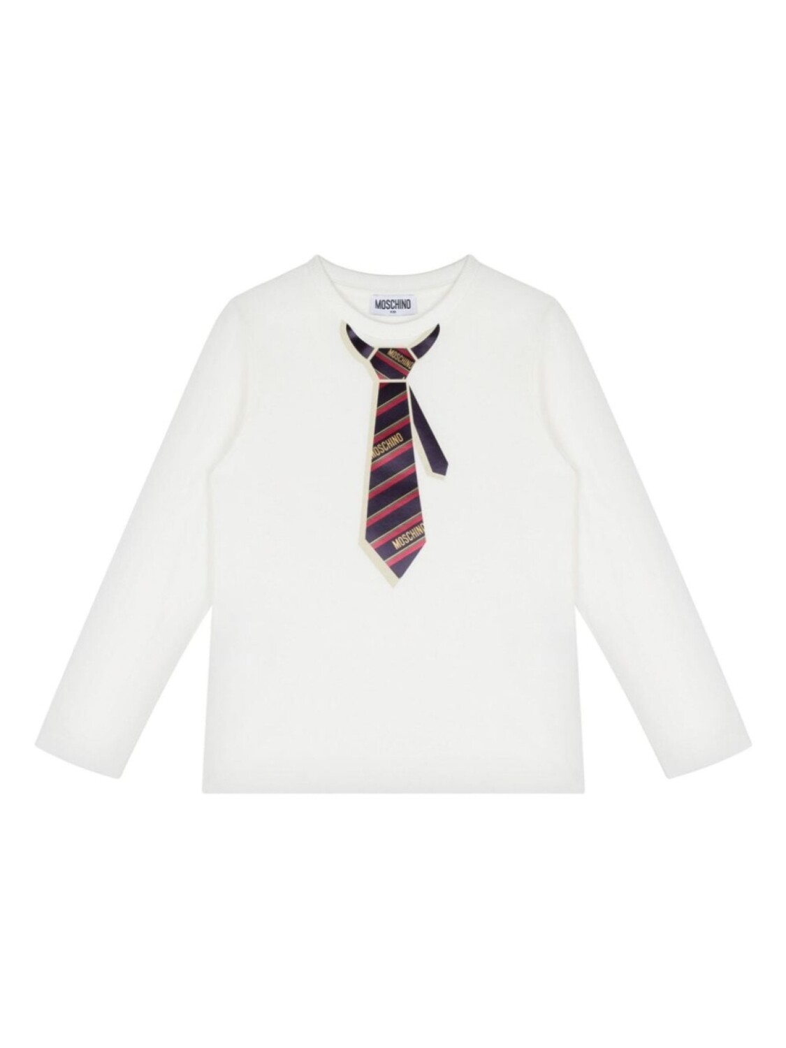 

Moschino Kids толстовка с принтом, белый