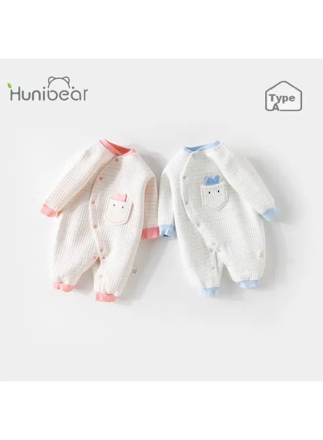 Боди-комбинезон утепленный трехслойный для новорожденных, Huanxixiaoxiong