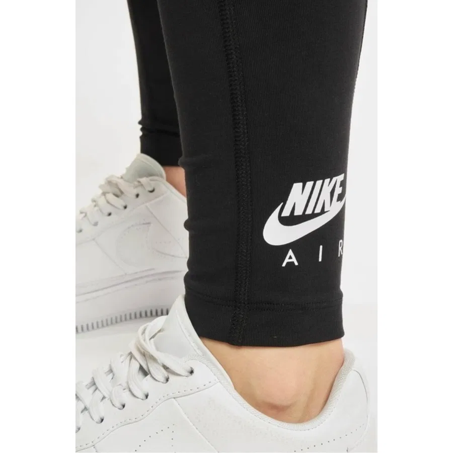 Спортивные леггинсы с высокой посадкой Nike Air, XS, Черный — фото 4