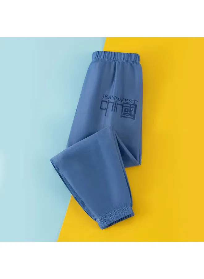 Штаны летние легкие джинсовые для мальчиков Jeanswest, темно-синий — фото 2