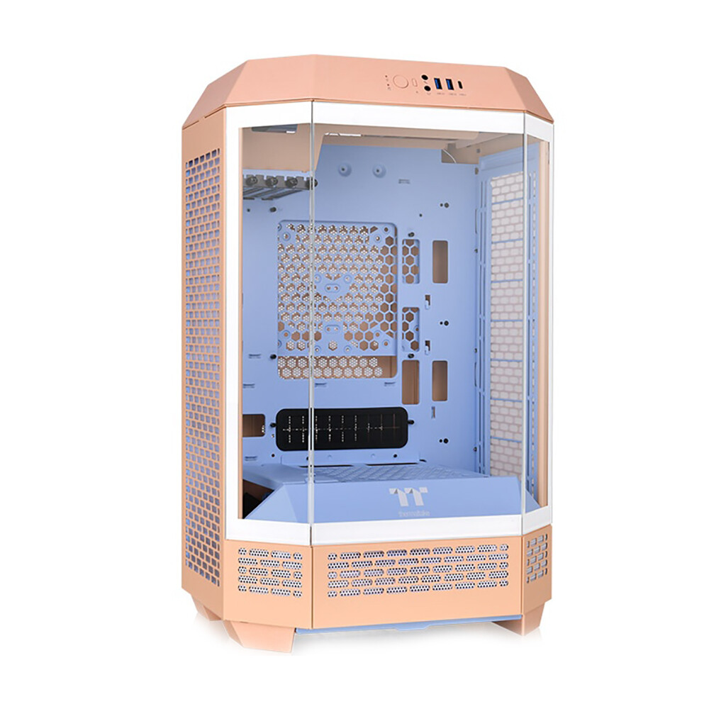 

Корпус Thermaltake The Tower 300, Mini Tower, персиковый/голубой