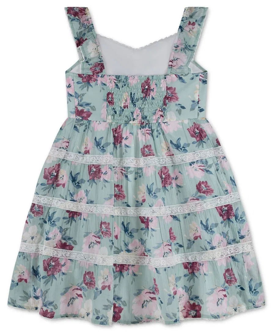 Детское платье без рукавов Sweetheart Sleeveless Mini Dress abercrombie kids, Med Green — фото 2