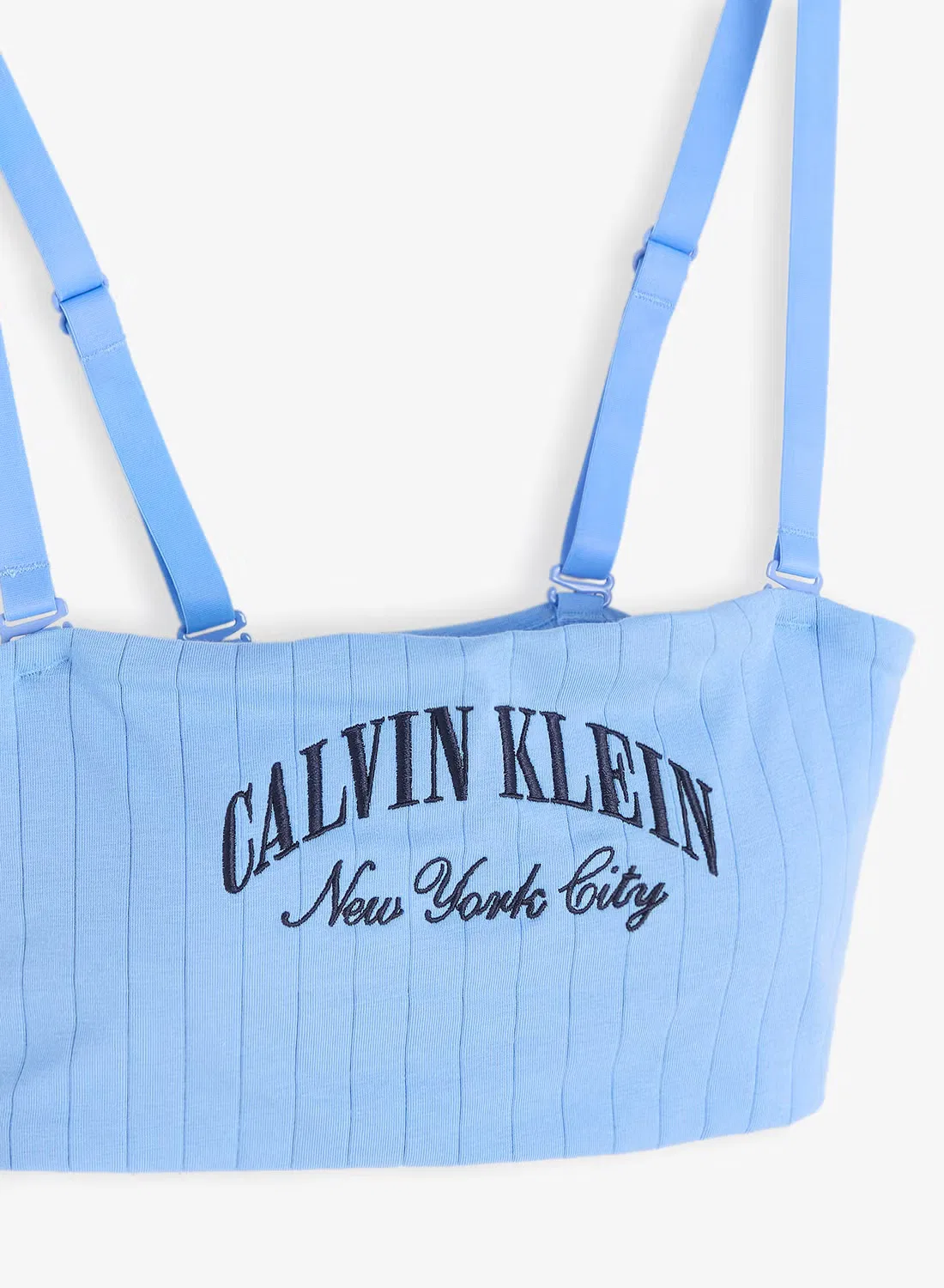 Бюстгальтер без бретелей Calvin Klein, синий — фото 3