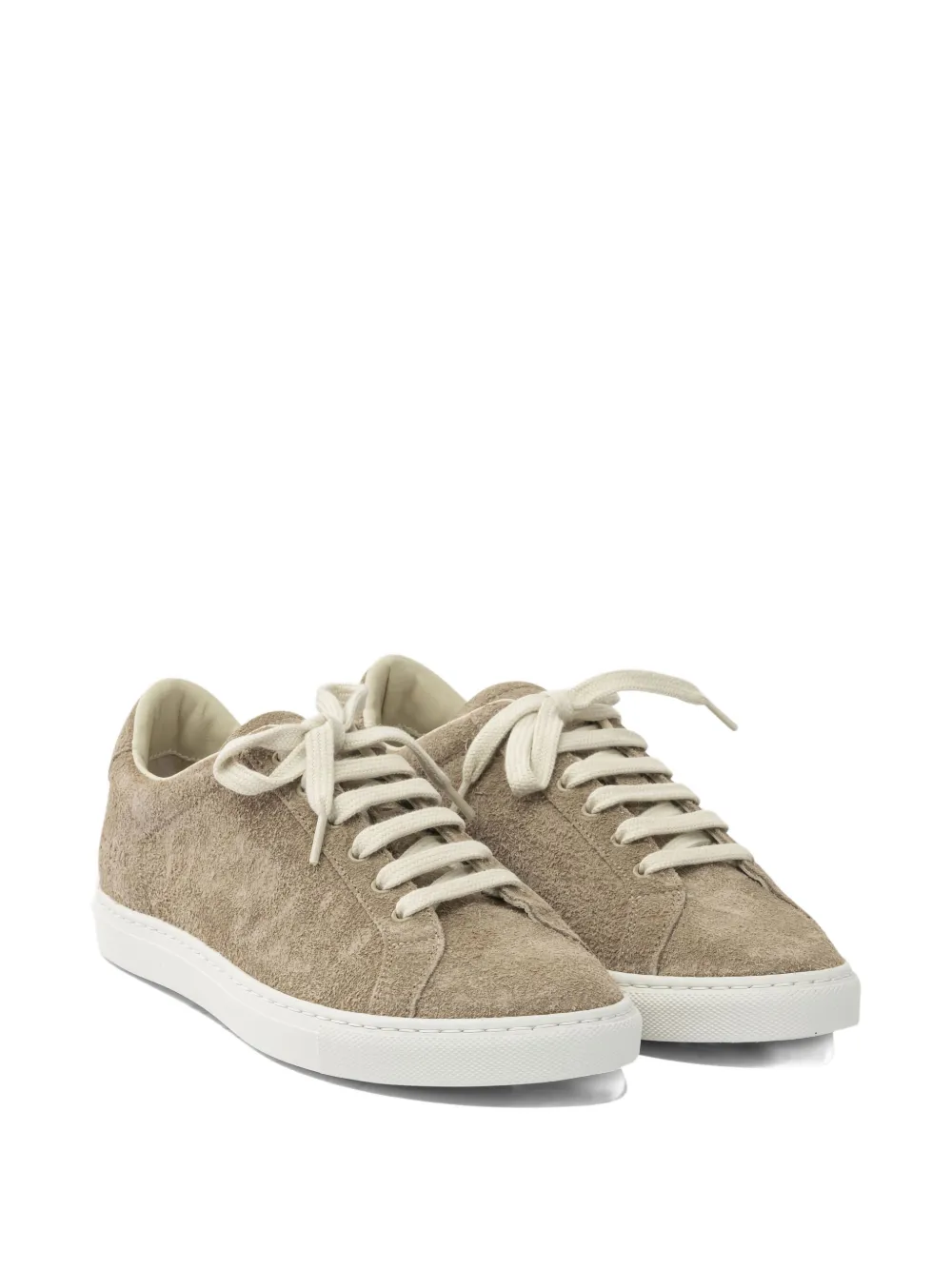 Замшевые кеды на шнуровке Achilles Common Projects, нейтральный — фото 2