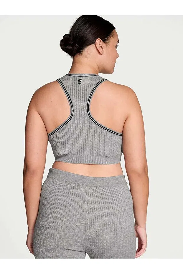 Женская бралетте с бретельками-спагетти Victoria'S Secret, Light Grizzled Gray — фото 2