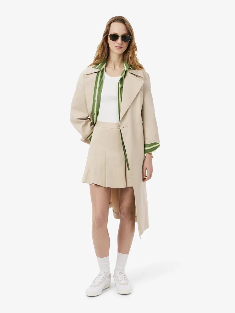 Юбка мини LACOSTE Beige — фото 4