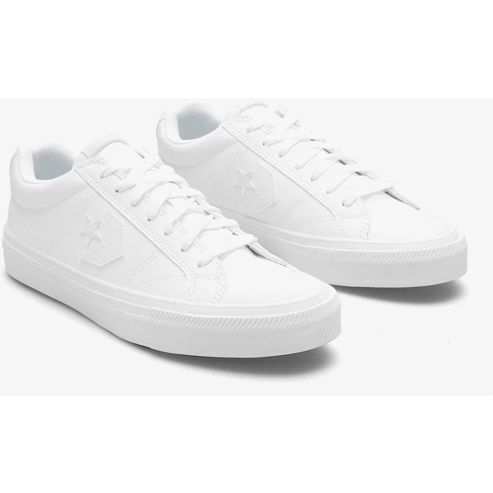 Детские кроссовки Converse Sport Casual из экокожи, белые — фото 2