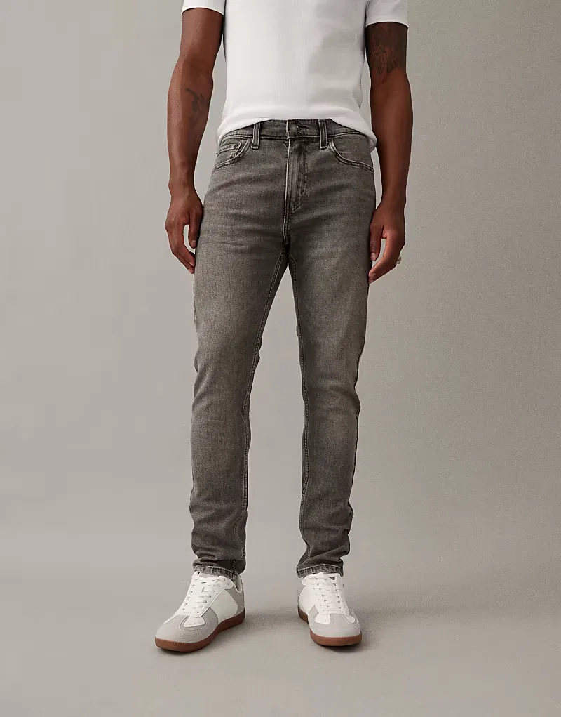 Узкие джинсы Levi's 510 серого — фото 3