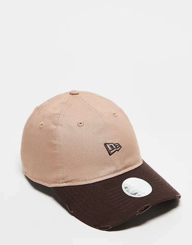 

Контрастная кепка NY Yankees 9twenty коричневого цвета New Era