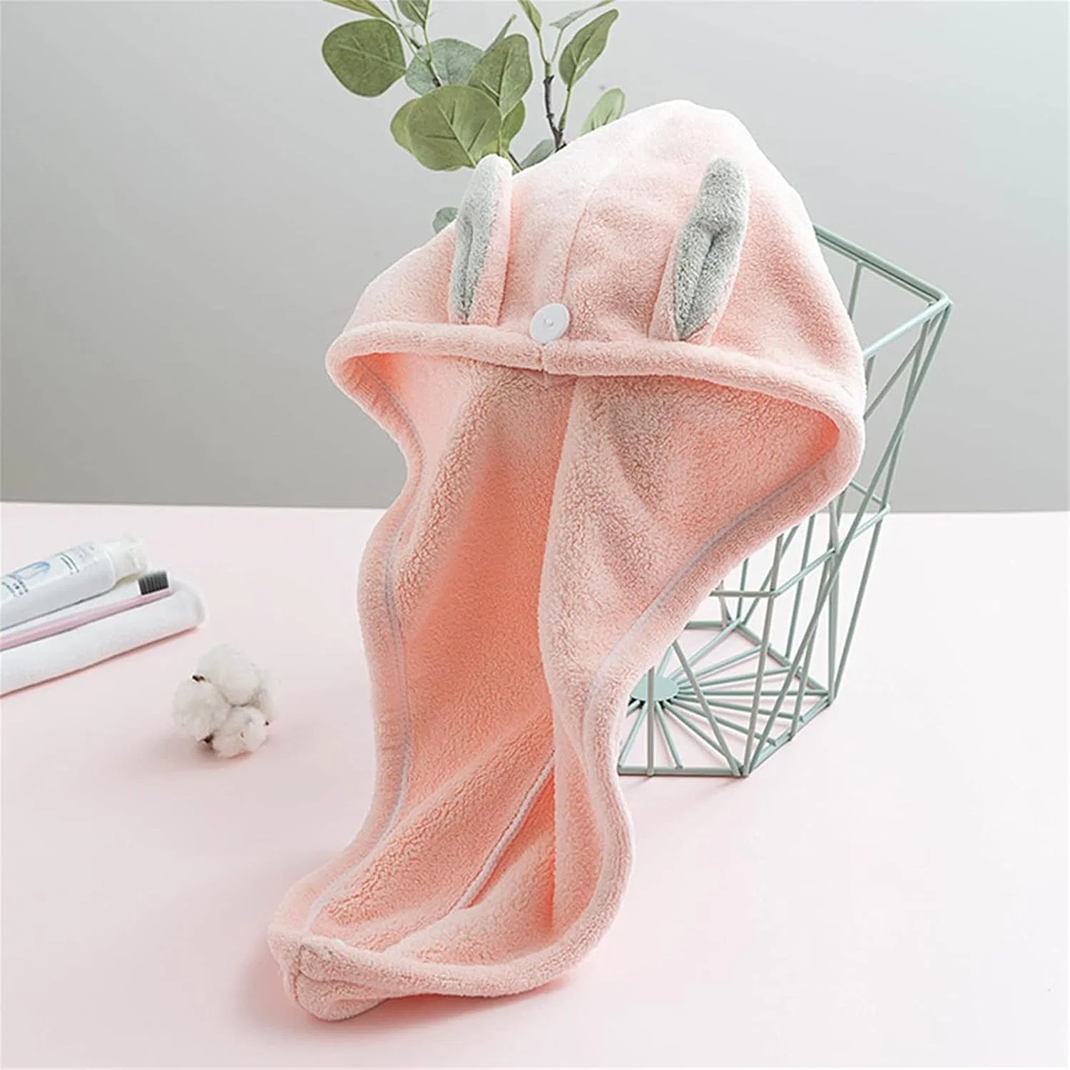 Шапочка для душа TYUTYU, Микрофибра, Light Green — фото 2