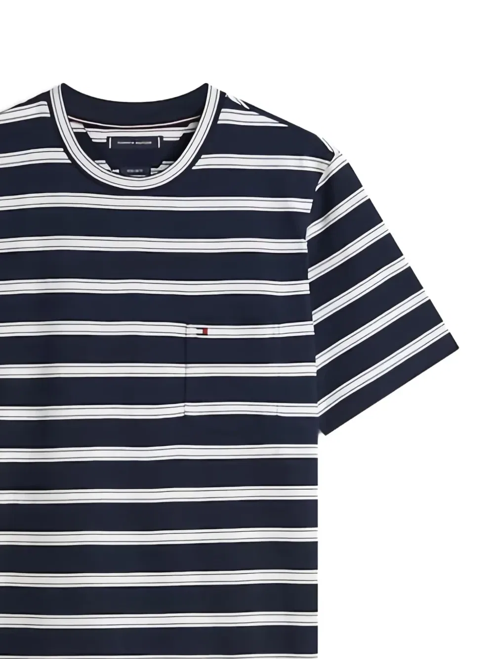 Полосатая футболка с карманом Tommy Hilfiger, синий — фото 2