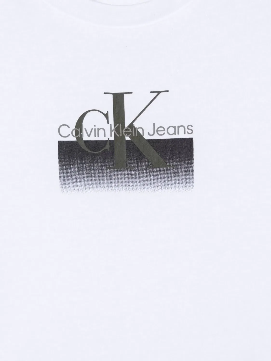 Хлопковая футболка с логотипом Calvin Klein, белый — фото 2