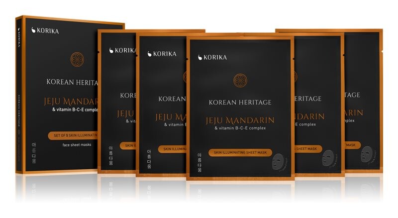

Набор масок для лица по сниженной цене (с осветляющим эффектом) KORIKA Korean Heritage