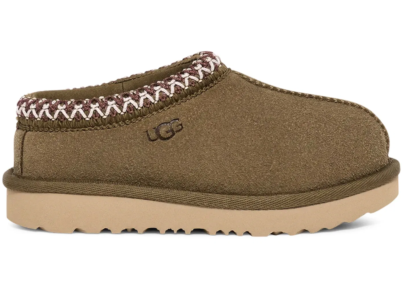 Детские тапочки с отделкой UGG Tasman II Slipper, Antilope