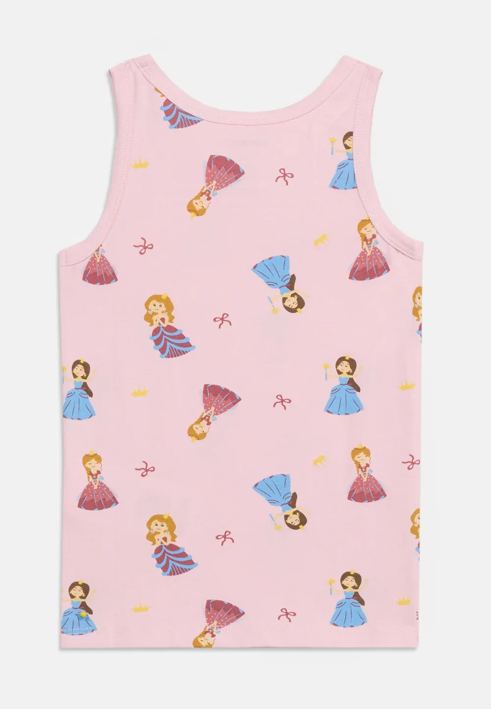 Nmftank princess 2 pack - нижняя рубашка Name It, Parfait Pink/Mauvewood — фото 3