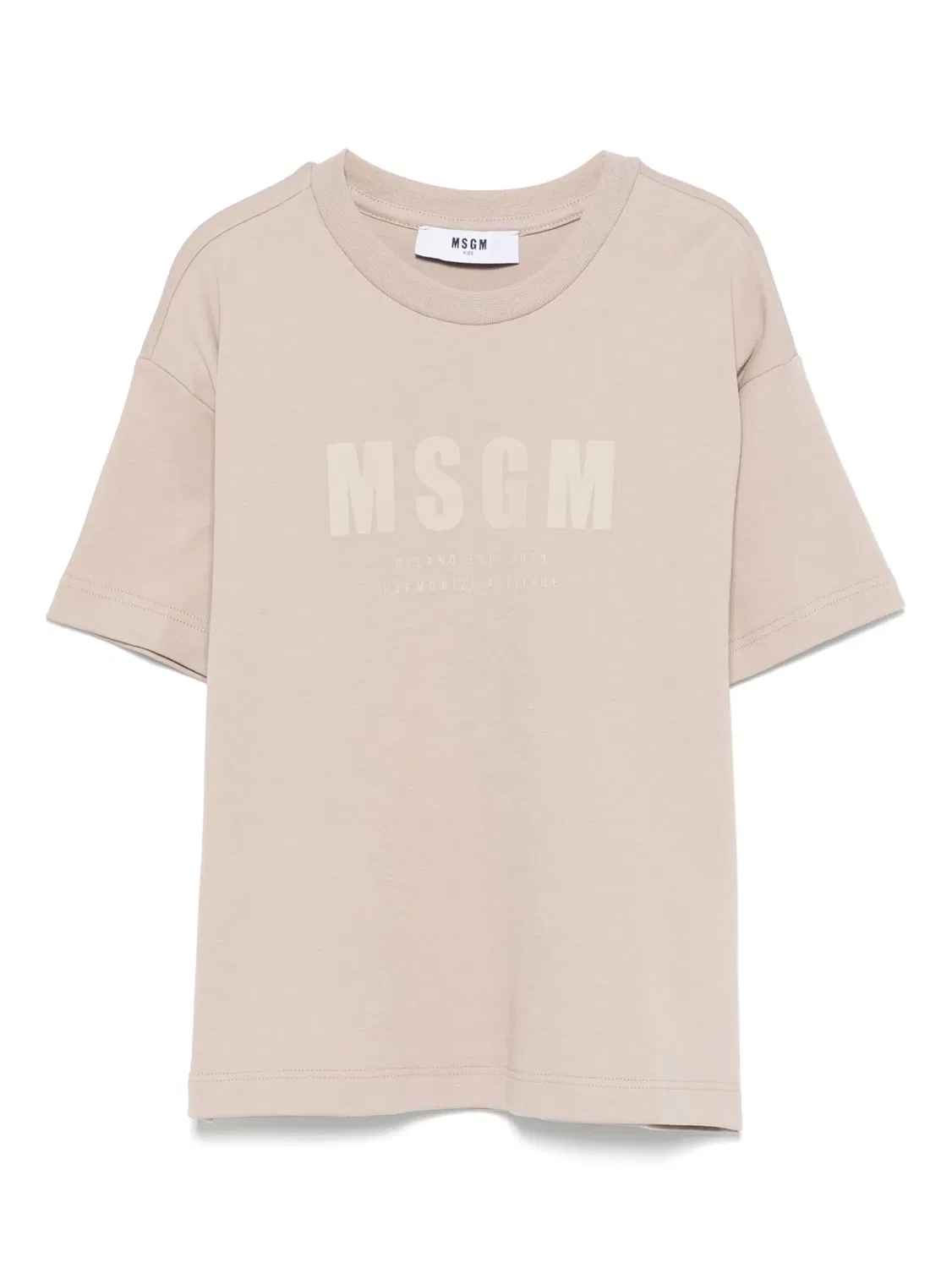 Футболка из 100% хлопка MSGM, нейтральные