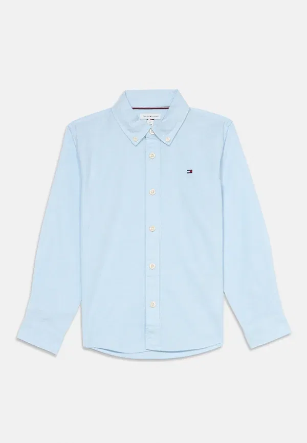 Рубашка хлопковая Flag shirt Tommy Hilfiger, Calm Blue, синий — фото 3