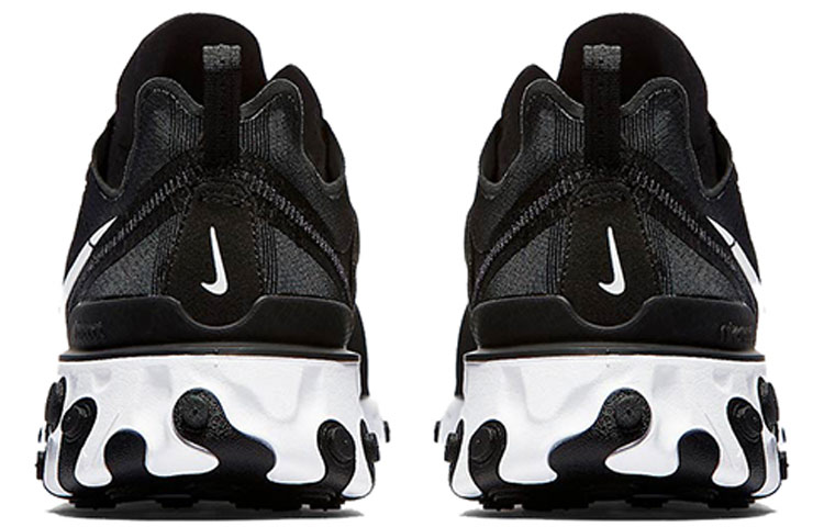 Кроссовки Nike React Element 55, черный/белый — фото 4