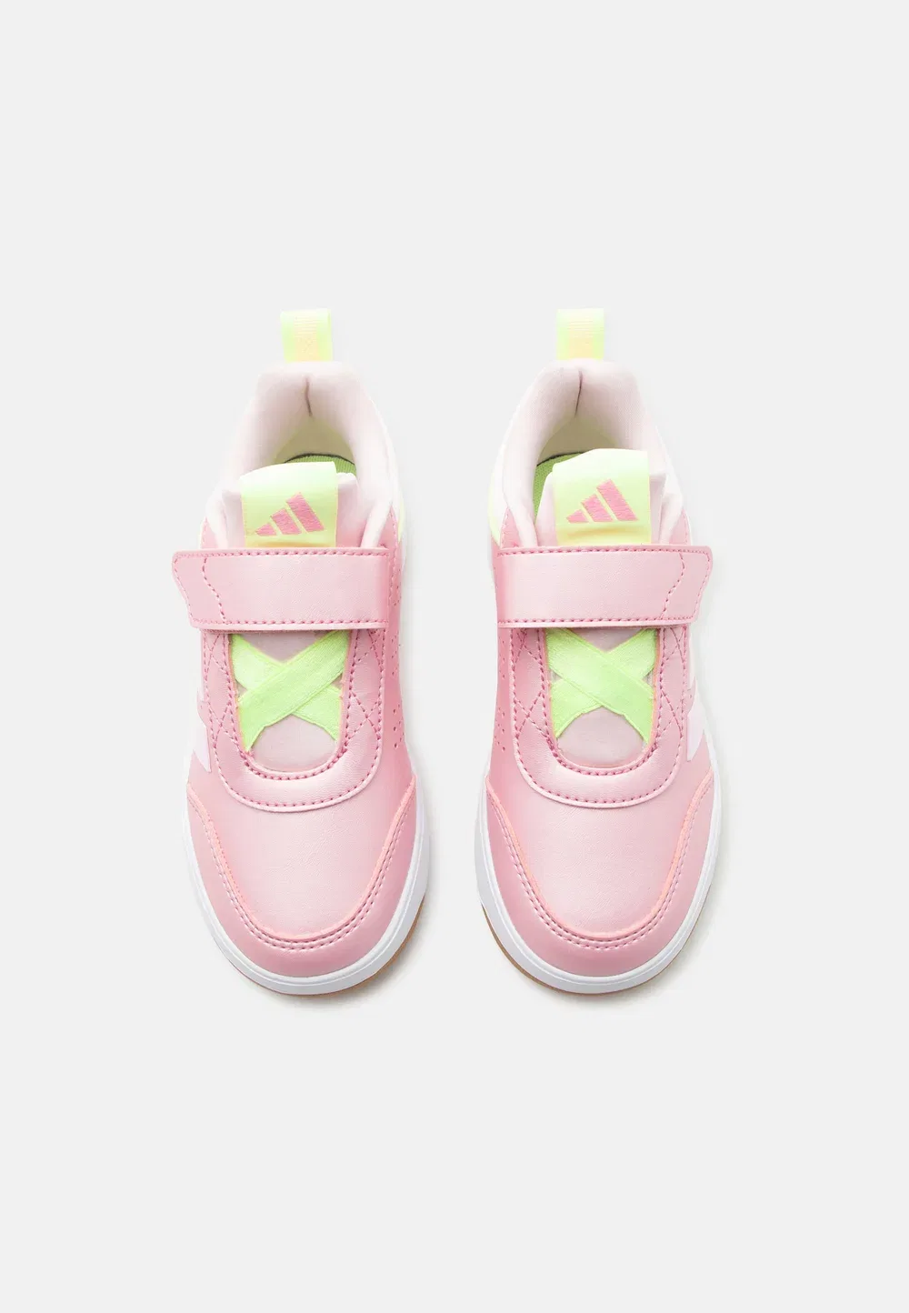 Кроссовки Tensaur sport 3.0 унисекс для тренировок Adidas Performance, Tropic Bloom/Clear Pink/Yellow — фото 4