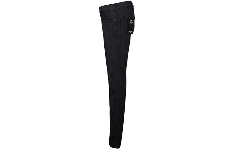 Мужские джинсы умеренно-зауженные Emporio Armani, Dark Blue — фото 4