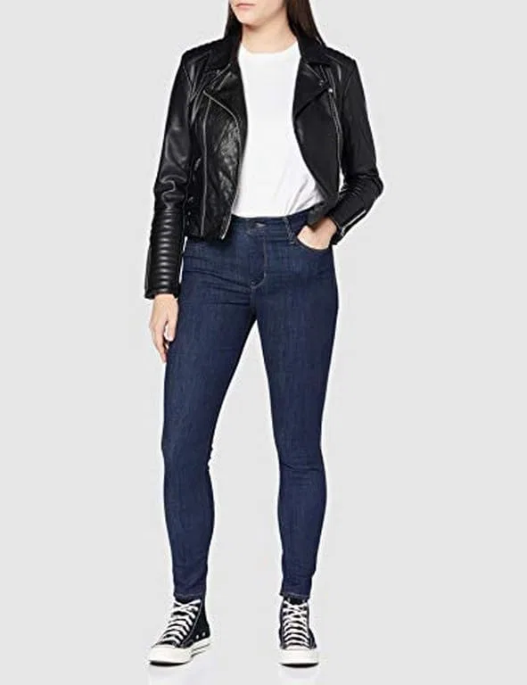Женские джинсы с высокой посадкой и суперскинни-кроем Levi's 720 High Rise Super Skinny, Deep Serenity — фото 3