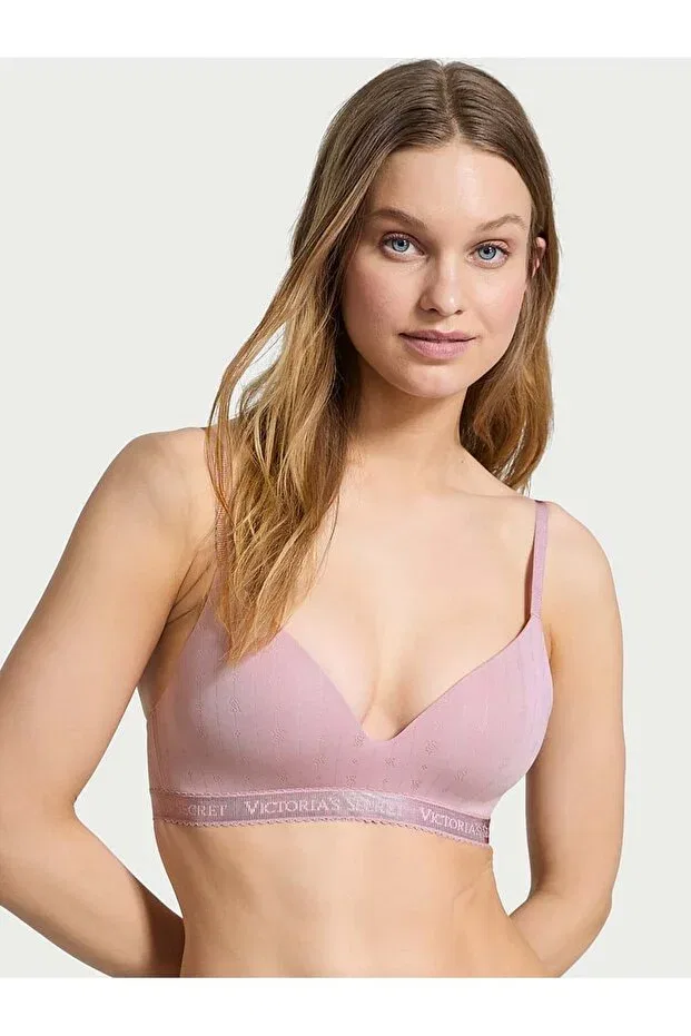 Женский бюстгальтер без косточек с логотипом Victoria'S Secret, Violet