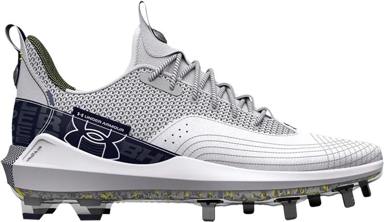 

Бутсы Under Armour Harper 7 Low ST White Midnight Navy, синий