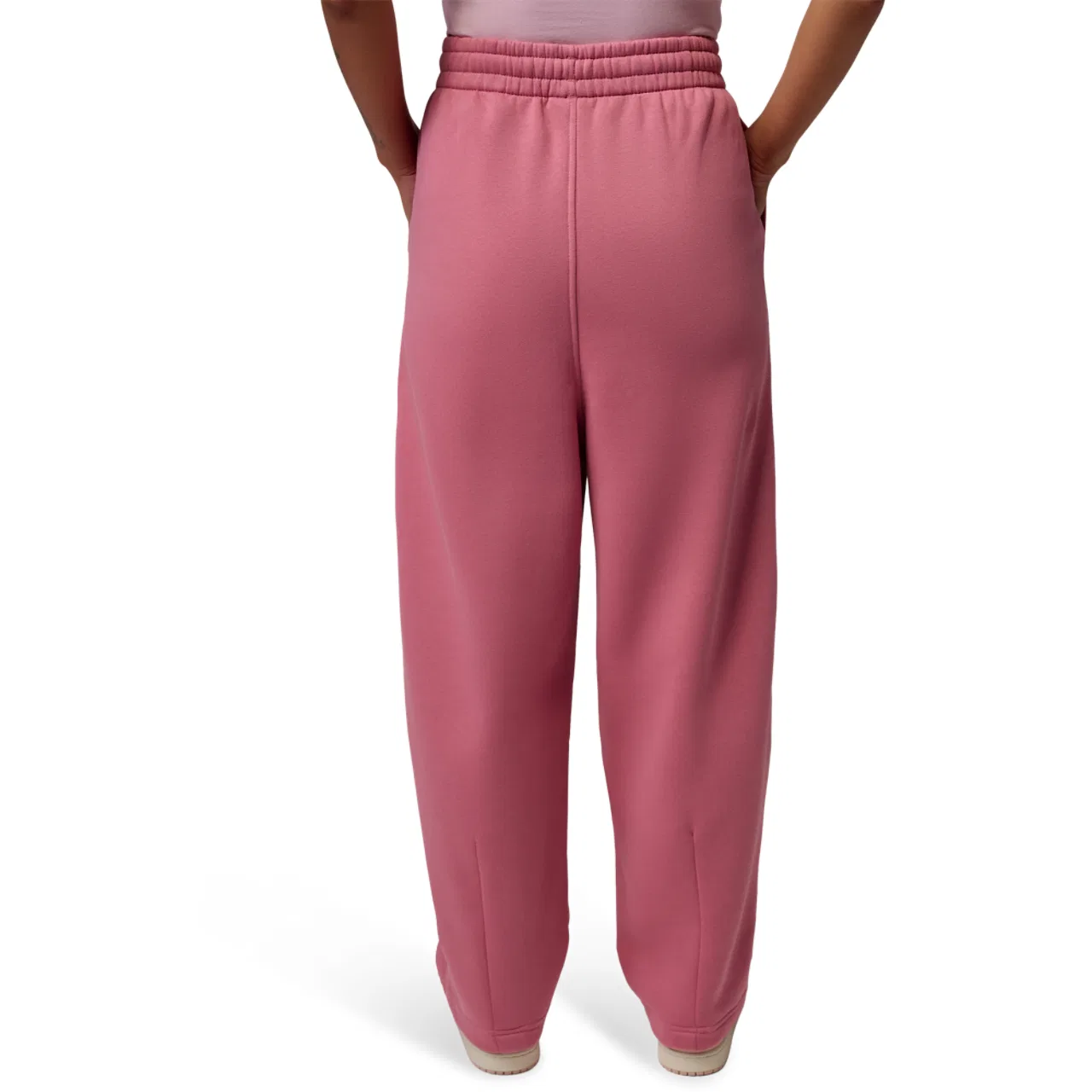 Женские брюки с широкой штаниной из футера Jordan Brooklyn Fleece, Jordan, Desert Berry — фото 2
