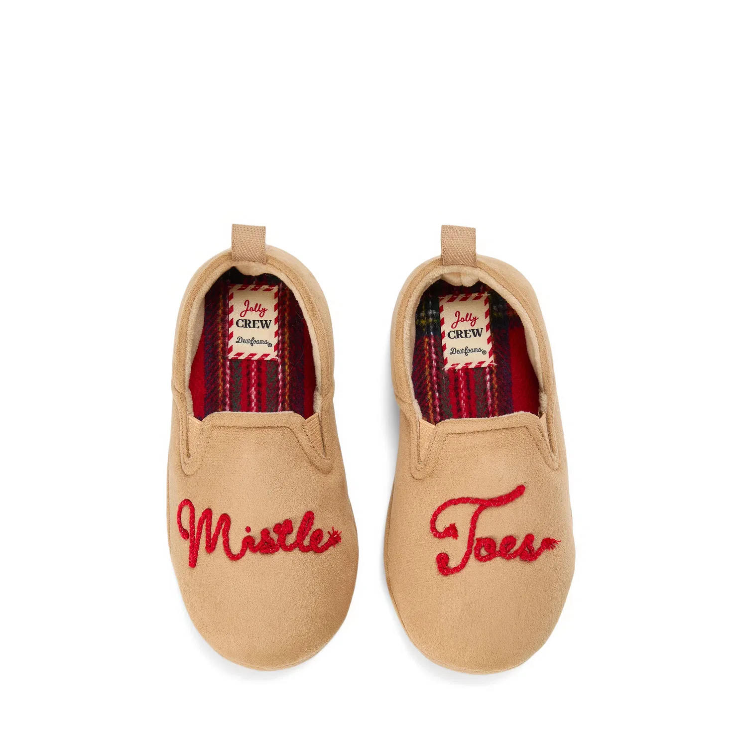 Детские домашние тапочки с закрытой пяткой и меховой отделкой Dearfoams, Desert — фото 4