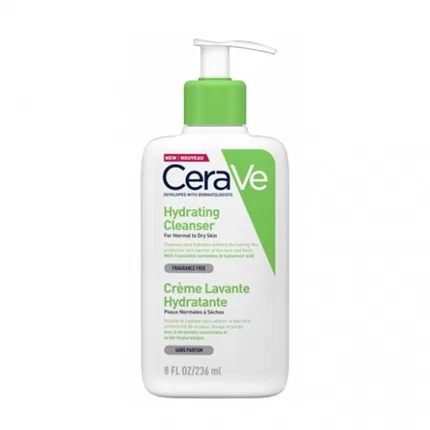Очищающее средство для лица увлажняющее CeraVe, 236 мл