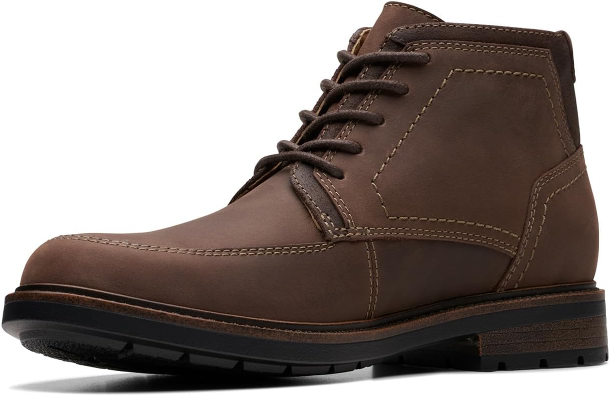Мужские ботинки Clarks Un Shire Hi водонепроницаемые, темно-коричневый — фото 4