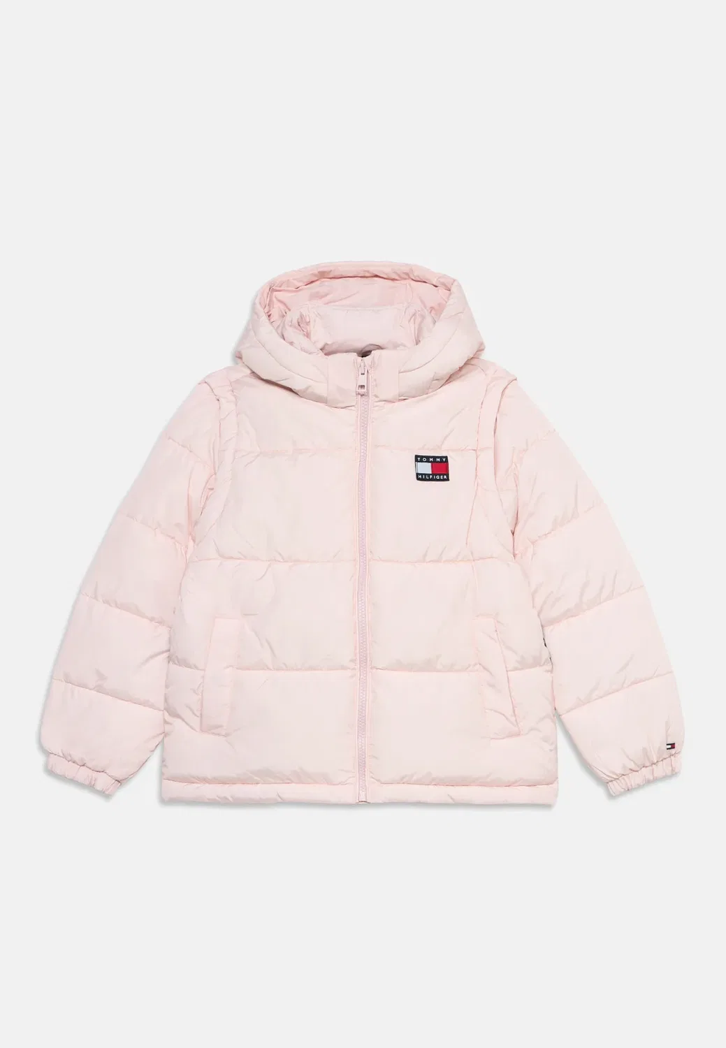 Фирменная пуховая куртка - зимняя куртка Tommy Hilfiger, Whimsy Pink