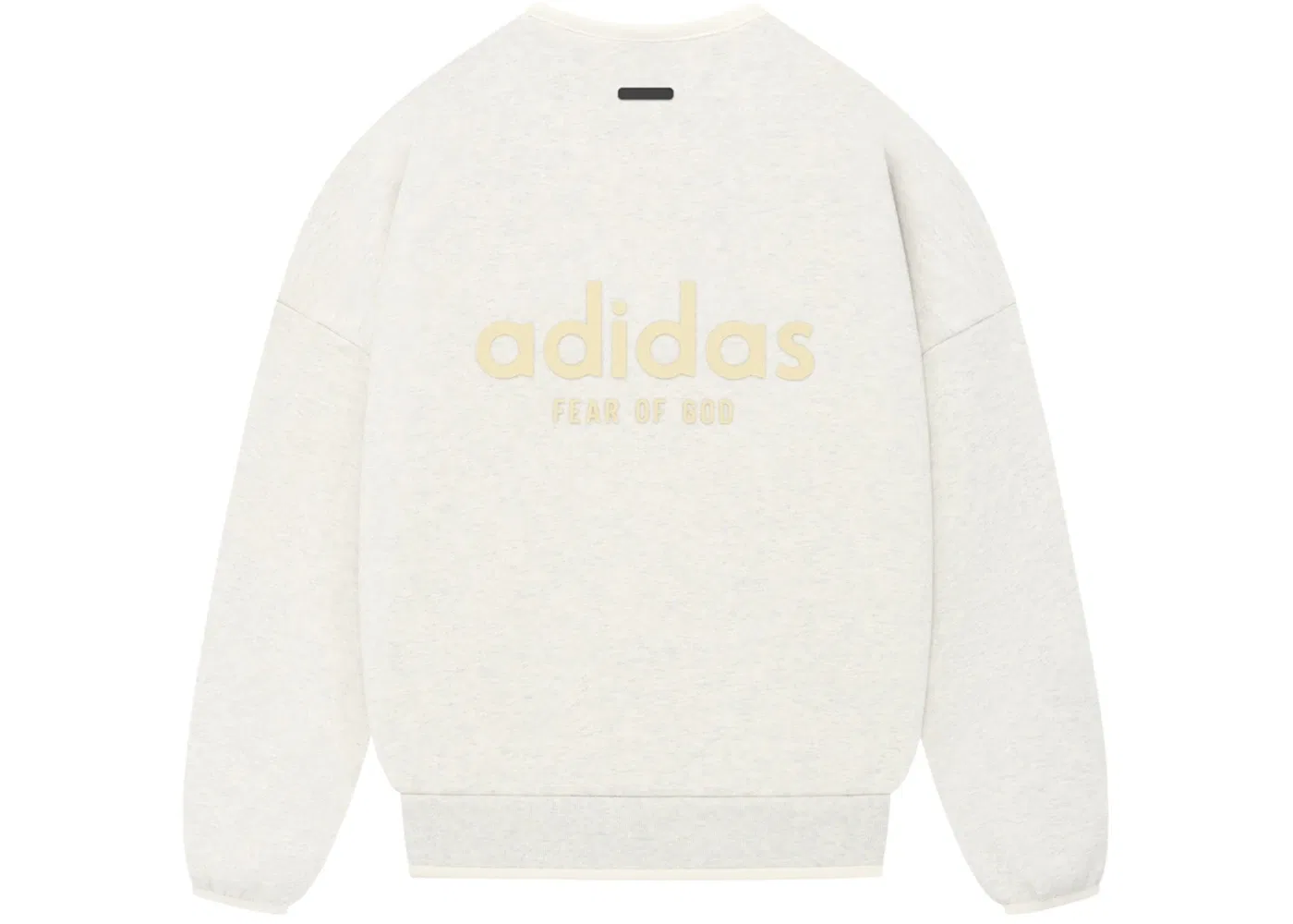 Мужской свитшот с длинным рукавом Adidas x Fear of God Athletics Crew Neck Sweatshirt, Oatmeal — фото 2