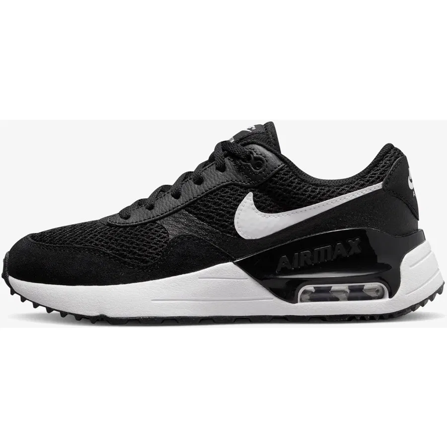 Детские кроссовки для повседневной носки Nike Air Max Systm, Black Burgundy Floral — фото 4