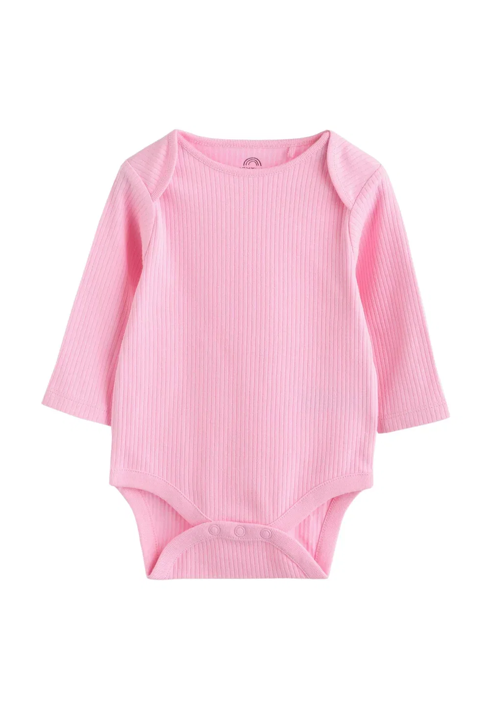 Комплект из 5 боди с длинными рукавами для малышей Next, Pink White — фото 2