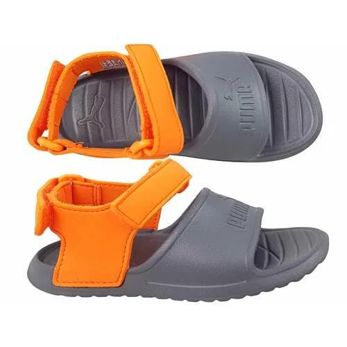 Детские сандалии с ремешками Puma Divecat V2 Injex Inf, Grau Mango — фото 3