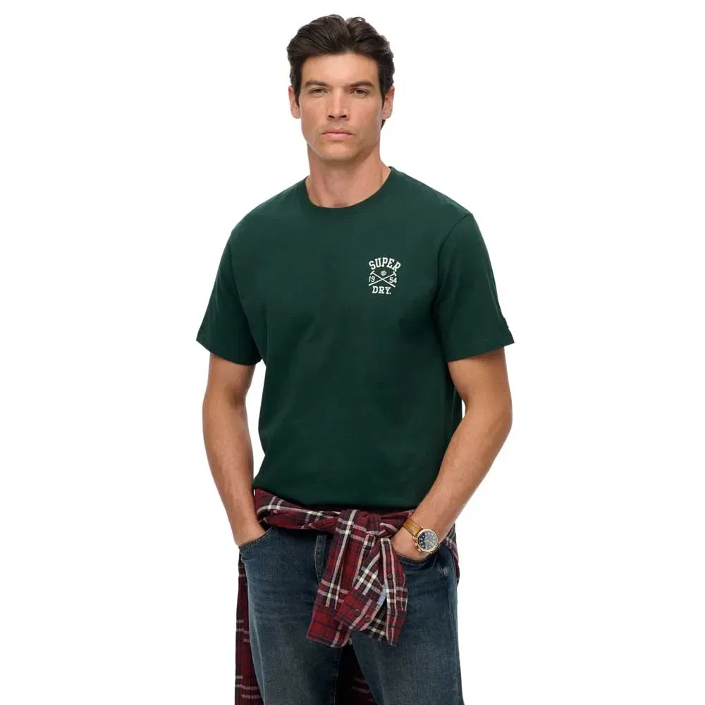 Мужская футболка с принтом Athletic Club Superdry, Green