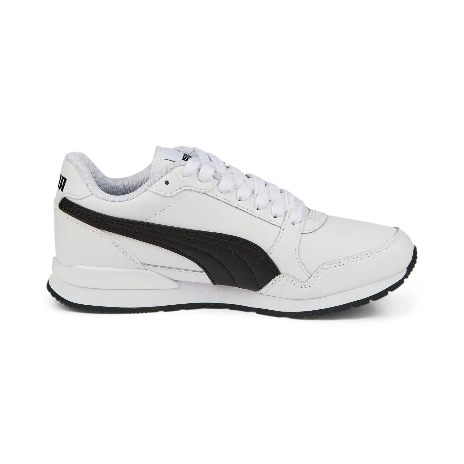 Детские кроссовки с кожаным верхом St Runner Puma, Weiss — фото 4